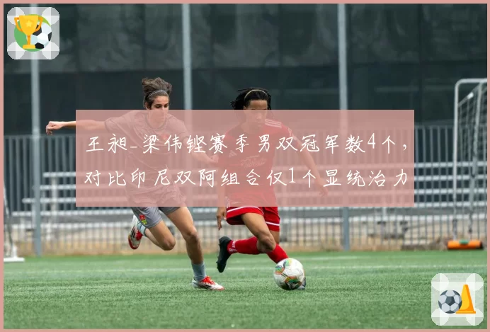 王昶_梁伟铿赛季男双冠军数4个，对比印尼双阿组合仅1个显统治力